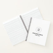 De Notitieboeken van de sjabloon voegen Uw Logo hi (Binnen)