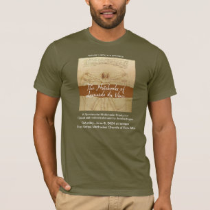 De Notitieboeken van Leonardo da Vinci Concert T-s T-shirt