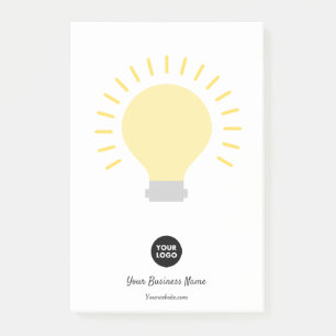 De notities voor het oplichten van de lamp van uw  post-it® notes