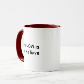 De Nu Quote Koffiemok Mok (Voorkant links)