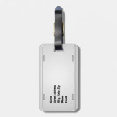 De Nummerplaat van Florida met jouw naam Bagagelabel (Achterkant verticaal)