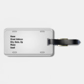 De Nummerplaat van Florida met jouw naam Bagagelabel (Achterkant horizontaal)