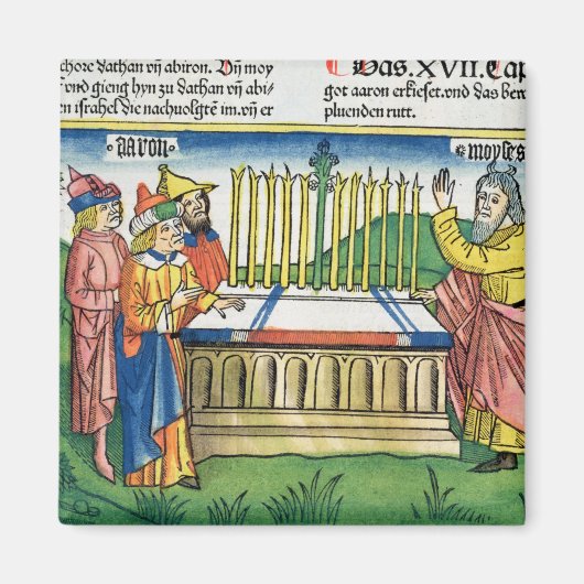 De nummers 17 1-11 Aaron's personeel bloomen op he Magneet (Voorkant)