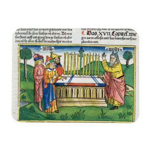 De nummers 17 1-11 Aaron's personeel bloomen op he Magneet