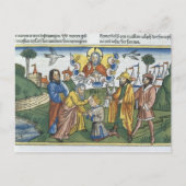 De nummers 27 18-23 Moses leggen zijn hand op Josh Briefkaart (Voorkant)