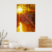 DE NUMMERS 6:24 KUNNEN DE LORDE ZWART U POSTER (Keuken)