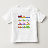 De nummertrein kinder shirts (Voorkant)