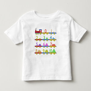 De nummertrein kinder shirts
