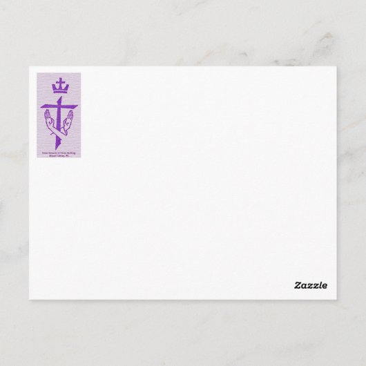 DE NUN'S KOMEN NOG EENS. BRIEFKAART (Achterkant)