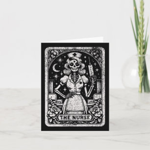 De Nurse Skeleton Tarot Kaart Funny Nursing Nurse