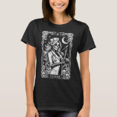 De Nurse Skeleton Tarot Kaart Funny Nursing Nurse T-shirt (Voorkant)