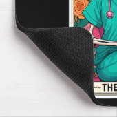 De Nurse Tarot Kaart Funny Skeleton Nurse Witchy M Muismat (Hoek)