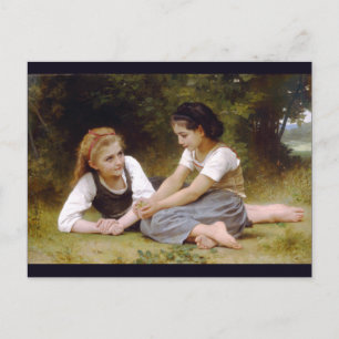 De Nut Gatherers van W.A. Bouguereau Briefkaart