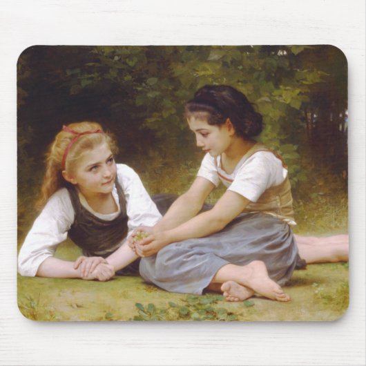 De Nut Gatherers van William Adolphe Bouguereau Muismat (Voorkant)