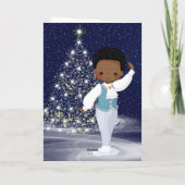 De Nutcracker Ballet Dancer Danseur Kerstmis Feestdagen Kaart (Achterkant)