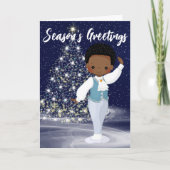 De Nutcracker Ballet Dancer Danseur Kerstmis Feestdagen Kaart (Voorkant)