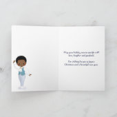 De Nutcracker Ballet Dancer Danseur Kerstmis Feestdagen Kaart (Binnen)