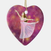 De Nutcracker Ballet Heart Shape Ornament - Clara (Rechts)
