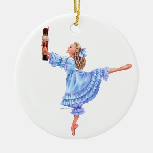 De Nutcracker Ballet Keepomwille Ornament met Clar (Voorkant)