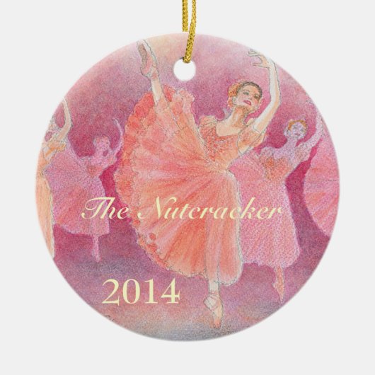 De Nutcracker Ballet Ornament - Herdenking (Voorkant)