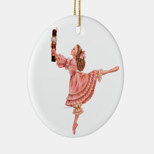 De Nutcracker Ballet Round Ornament (Rechts)