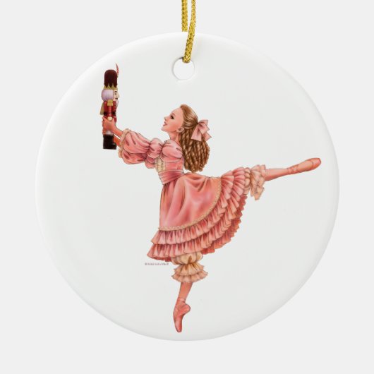De Nutcracker Ballet Round Ornament (Voorkant)