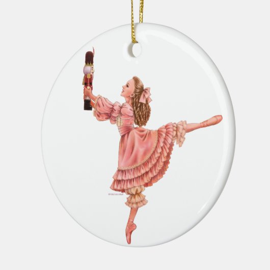 De Nutcracker Ballet Round Ornament (Links)
