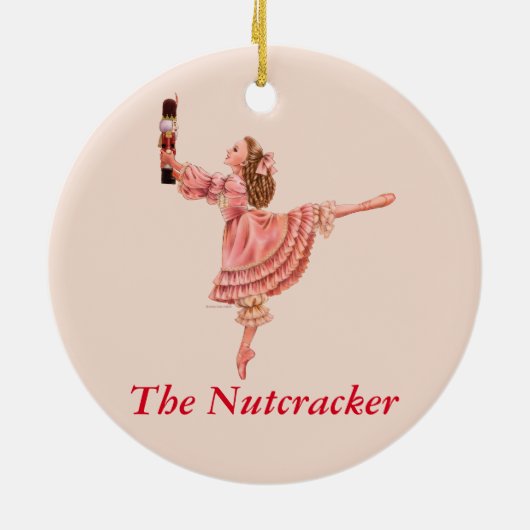 De Nutcracker Ballet Round Ornament (Achterkant)