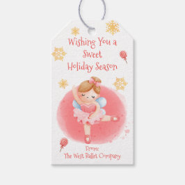 De Nutcracker Ballet, Sugar Plum Fairy Holiday Cadeaulabel