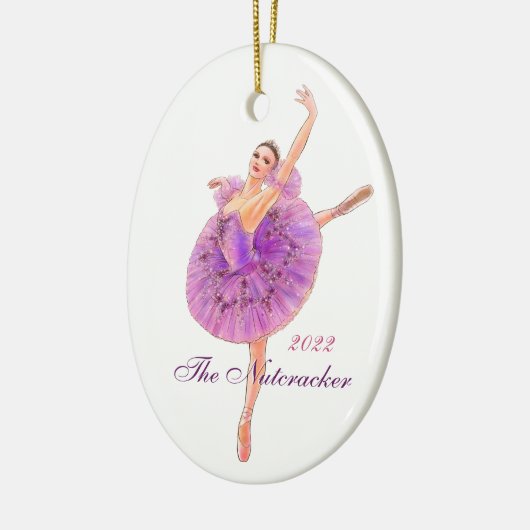 De Nutcracker Ballet Sugar Plum Fairy Ornamy Keramisch Ornament (Links)