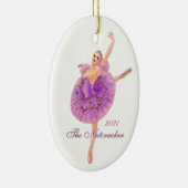 De Nutcracker Ballet Sugar Plum Fairy Ornamy Keramisch Ornament (Rechts)
