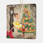 De Nutcracker Claire en de Nutcracker Kerstmis Keramisch Ornament (Links)