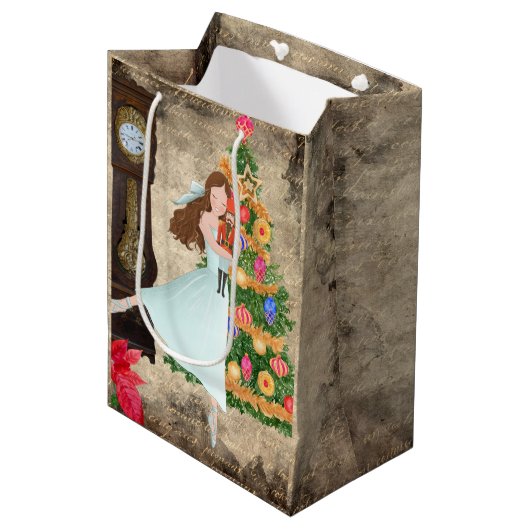 De Nutcracker Clara Act I kerstavond Medium Cadeauzakje (Voorkant Gekanteld)