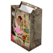 De Nutcracker Clara Act I kerstavond Medium Cadeauzakje (Voorkant Gekanteld)