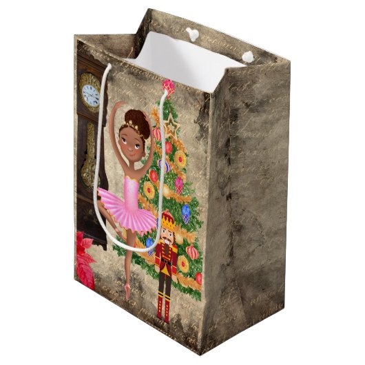 De Nutcracker Clara Act I kerstavond Medium Cadeauzakje (Voorkant Gekanteld)