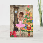 De Nutcracker Clara Act I kerstve Ballet Feestdagen Kaart (Voorkant)