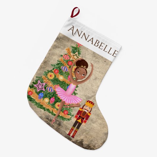 De Nutcracker Clara Ballet Holiday werd gepersonal Grote Kerstsok (Voorkant (Hangend))