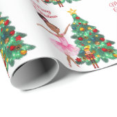 De Nutcracker Clara en de Nutcracker Kerstmis Cadeaupapier (Rol Hoek)