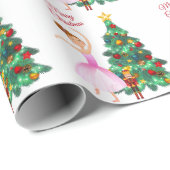 De Nutcracker Clara en de Nutcracker Kerstmis Cadeaupapier (Rol Hoek)