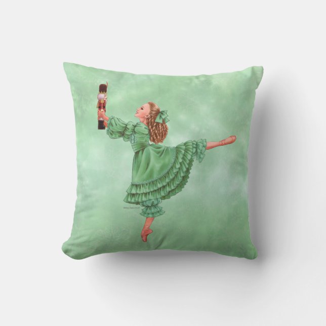 De Nutcracker Clara Pillow Green Kussen (Voorkant)