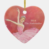 De Nutcracker Herdenkingsornament Heart Ornament (Voorkant)
