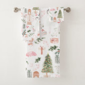De Nutcracker Holiday Waterverf Bad Handdoek (Insitu)