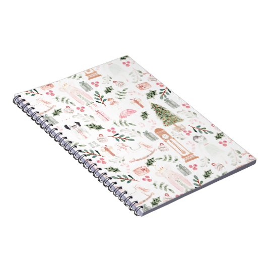 De Nutcracker Holiday Waterverf Notitieboek (Rechterzijde)