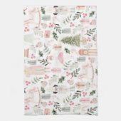 De Nutcracker Holiday Waterverf Theedoek (Verticaal)