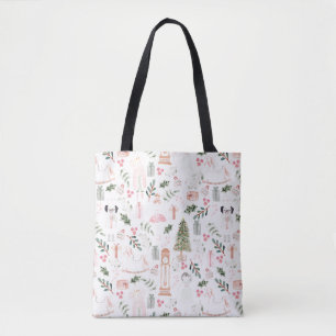 De Nutcracker Holiday Waterverf Tote Bag