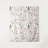 De Nutcracker Holiday Waterverf Wandkleed (Voorkant)