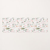 De Nutcracker Holiday Waterverf Yogamat (Achterkant (horizontaal))