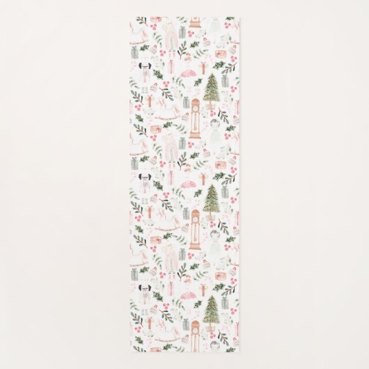 De Nutcracker Holiday Waterverf Yogamat (Voorkant)