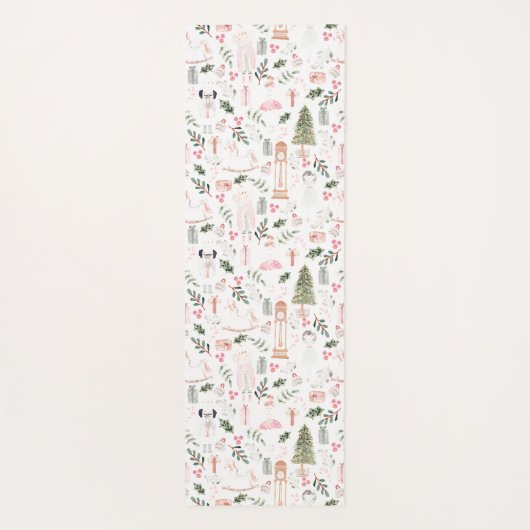 De Nutcracker Holiday Waterverf Yogamat (Achterkant)