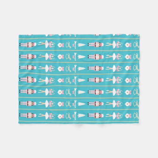 De Nutcracker Home Decor - Meng en Gelijke Fleece Deken (Voorkant (Horizontaal))